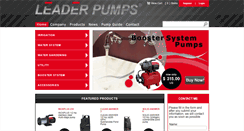 Desktop Screenshot of leaderpumpshop.com